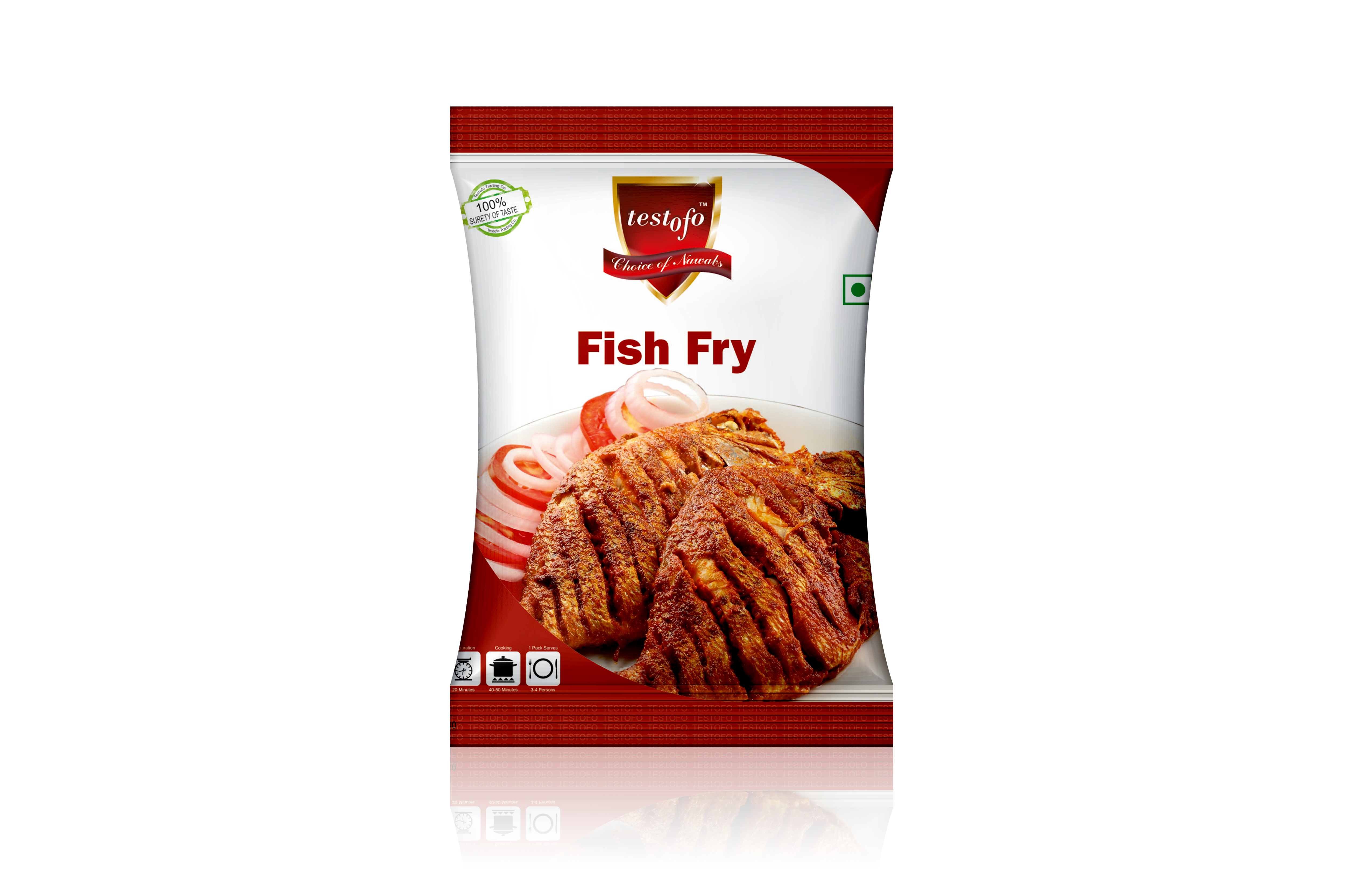 Testofo Fish Fry, Pouch 8g
