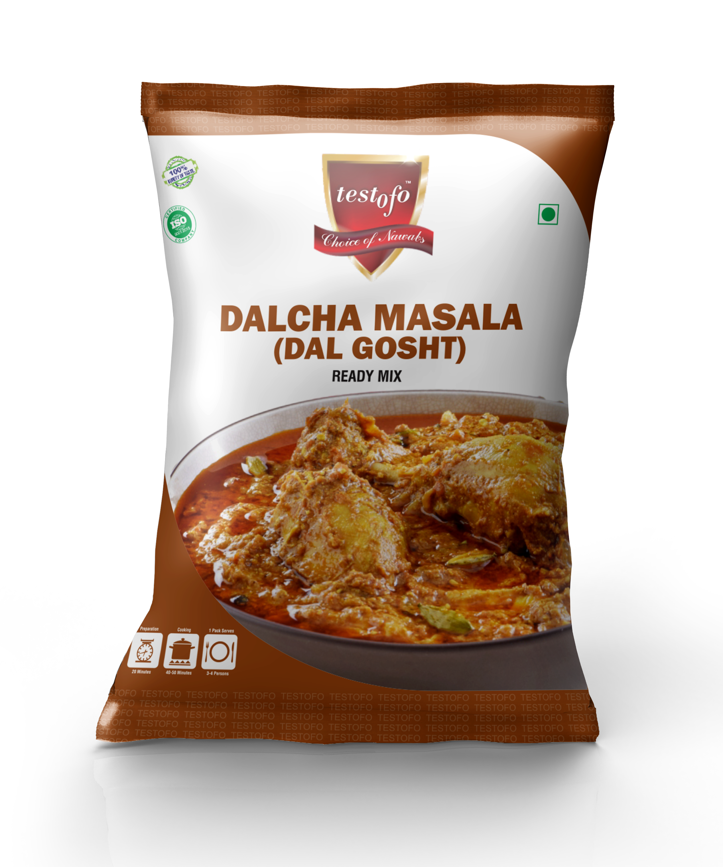 Testofo Dalcha Masala, Pouch 8g