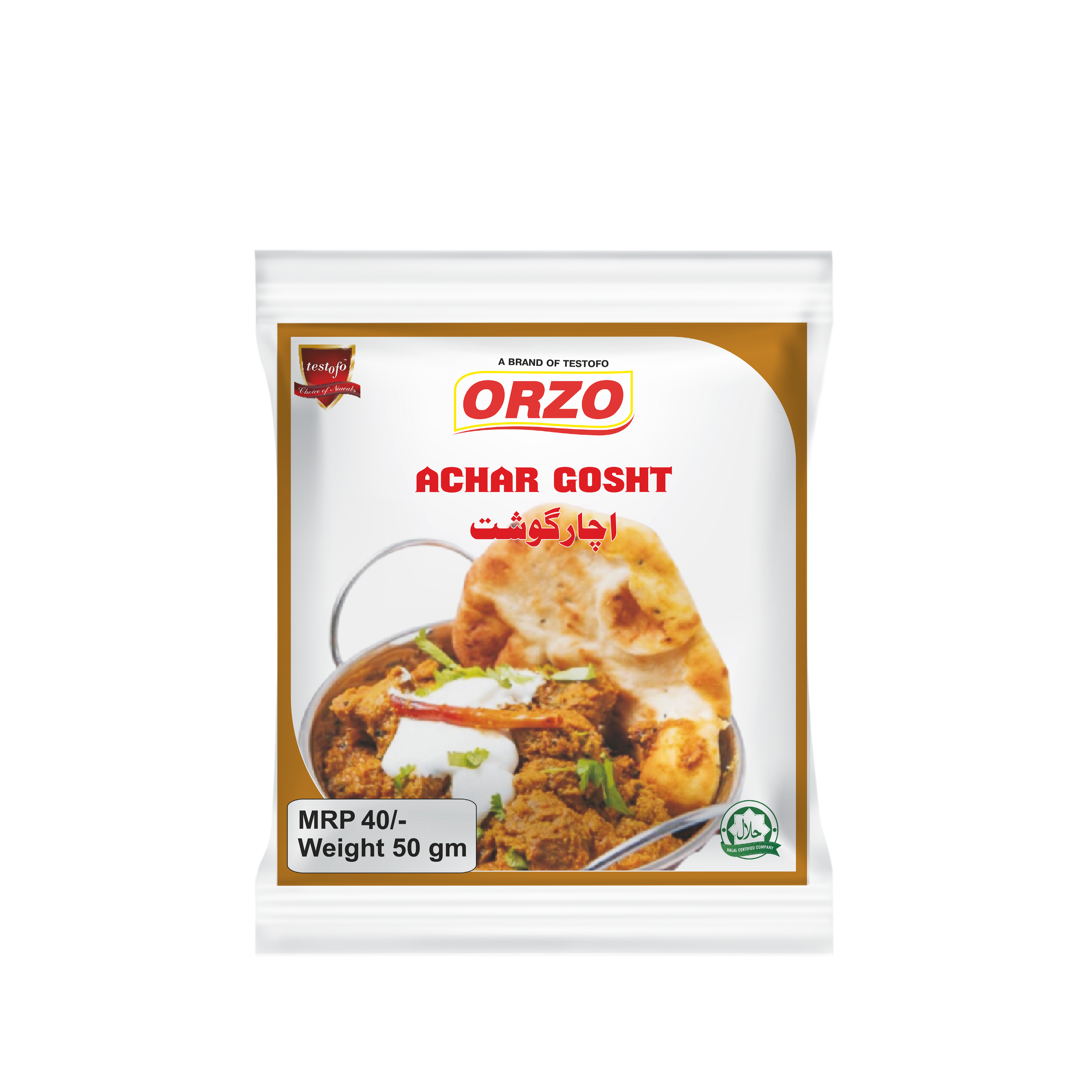 Orzo Achar Gosht, Pouch 50g