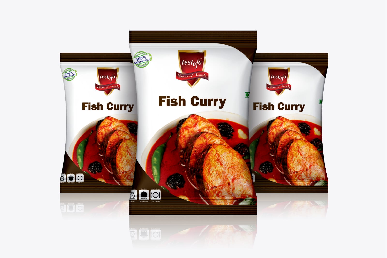 Testofo Fish Curry, Pouch 8g