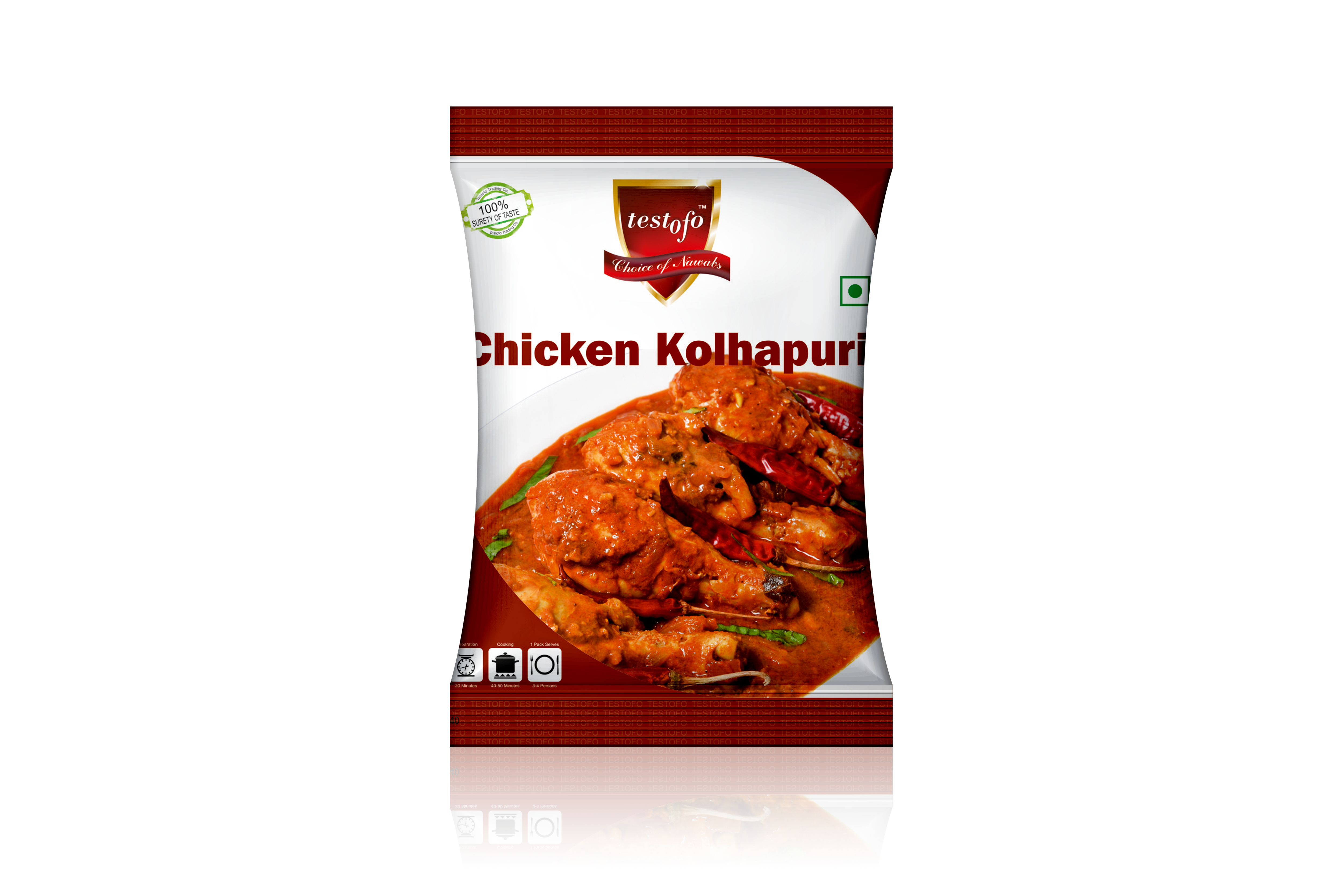Testofo Chicken Kolhapuri, Pouch 8g