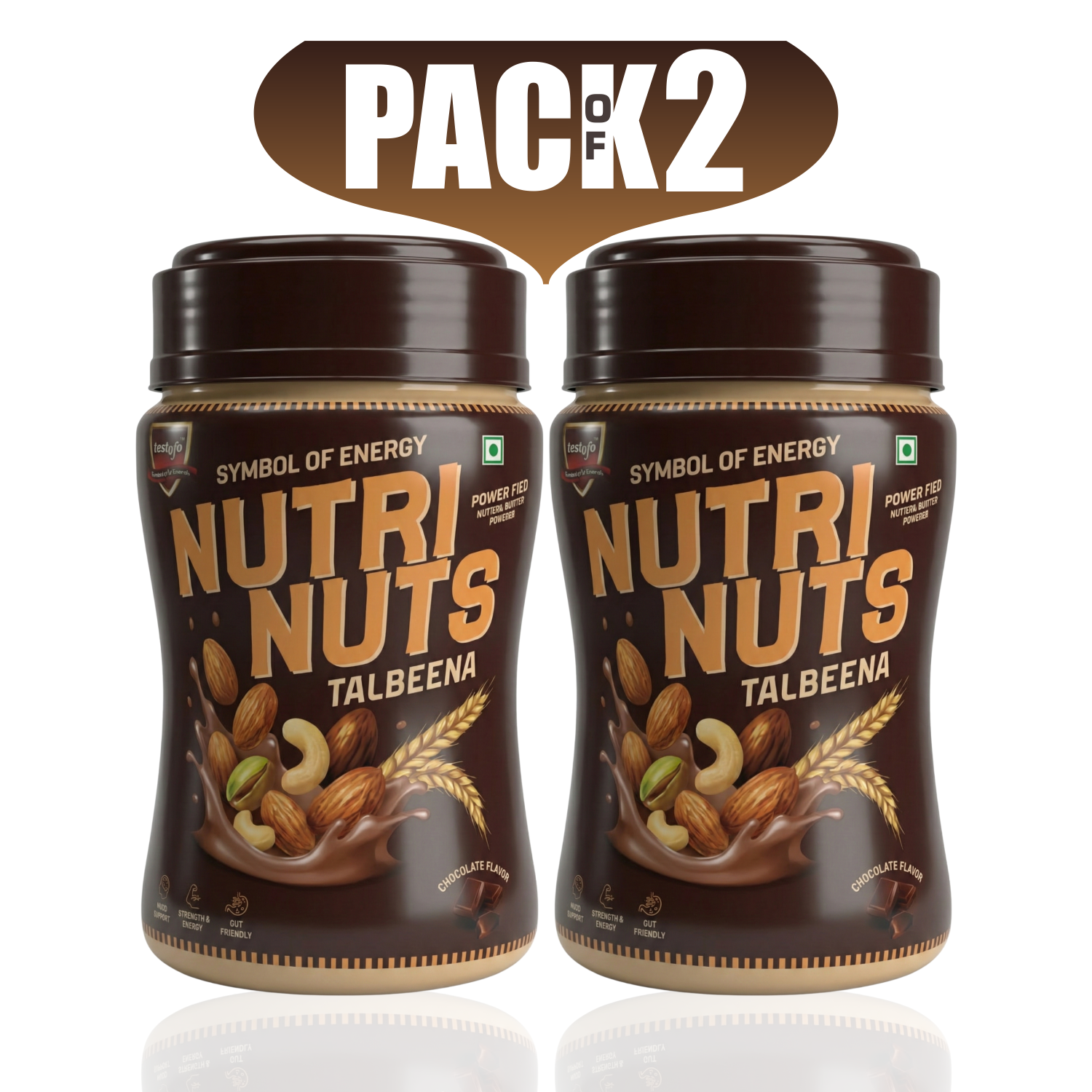 NutriNuts Talbeena – Pack of 2 (Double Chocolate Classic)