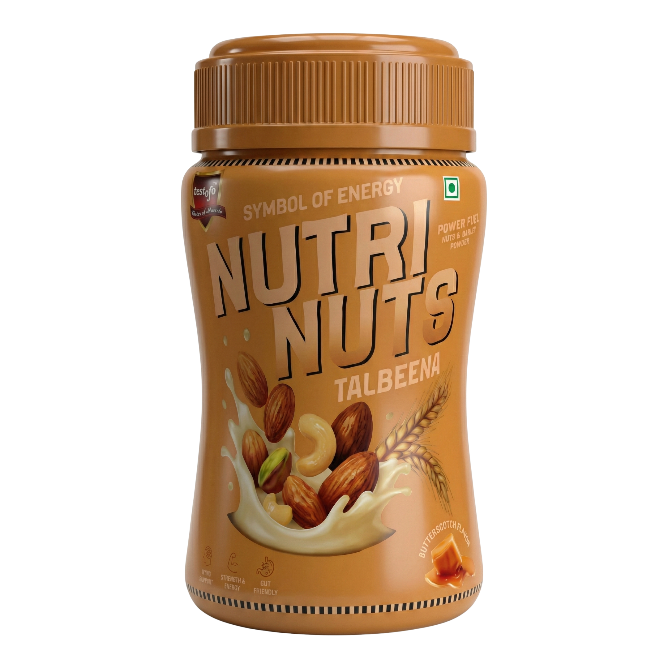 Nutrinuts Talbeena Butterscotch, HDPE Jar 250g