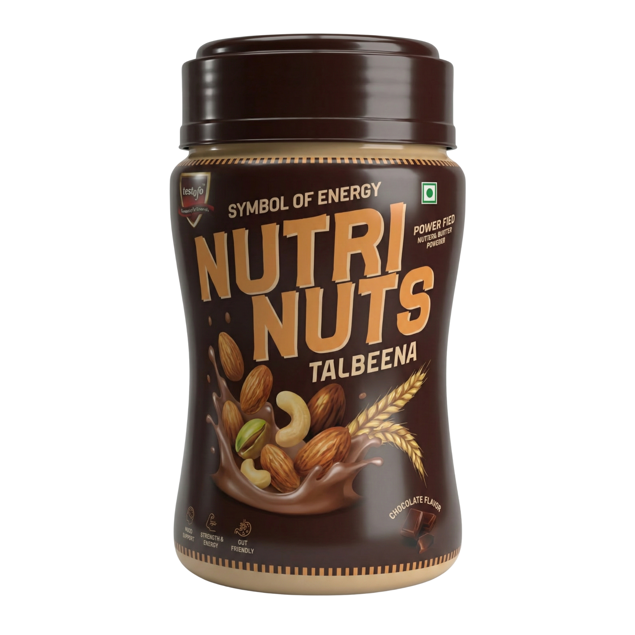 Nutrinuts Talbeena Chocolate, HDPE Jar 250g