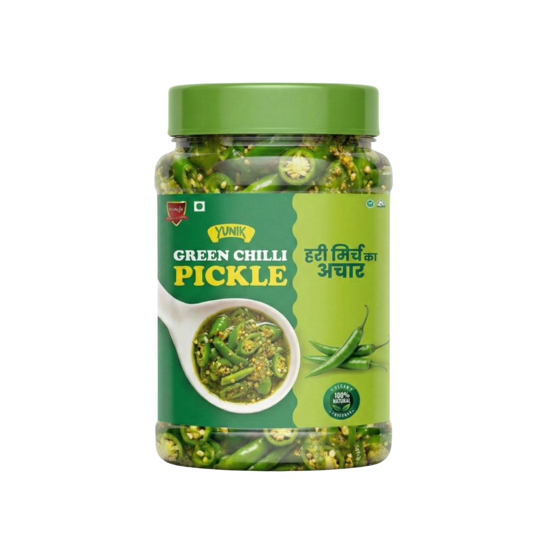 Yunik Green Chilli Pickel
